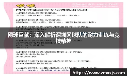 网球巨献：深入解析深圳网球队的耐力训练与竞技精神