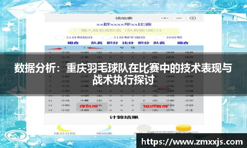 数据分析：重庆羽毛球队在比赛中的技术表现与战术执行探讨