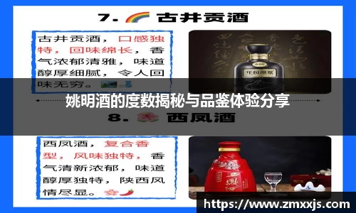 姚明酒的度数揭秘与品鉴体验分享