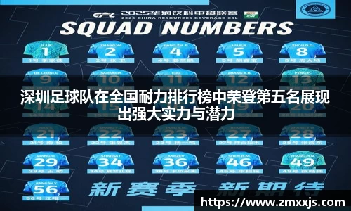 深圳足球队在全国耐力排行榜中荣登第五名展现出强大实力与潜力
