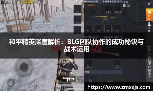 和平精英深度解析：BLG团队协作的成功秘诀与战术运用